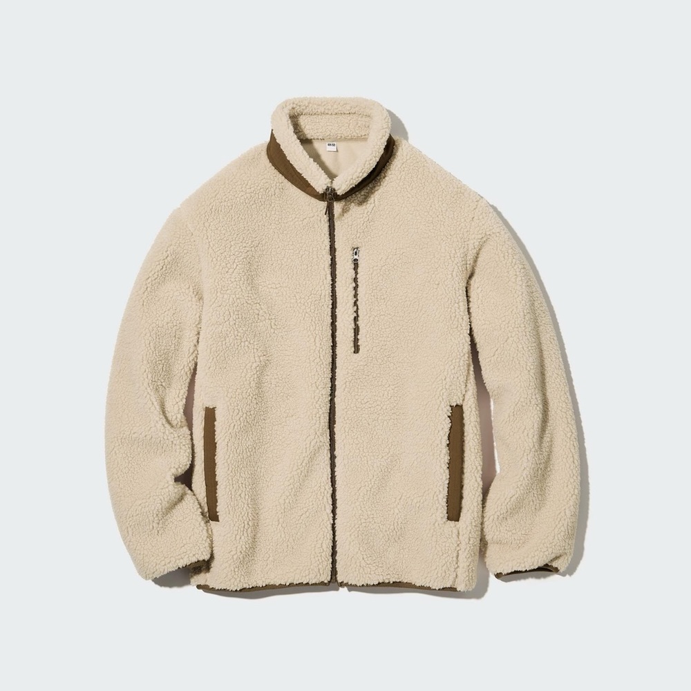 Uniqlo Windproof Outer Fleece Jacket 31 Beige
